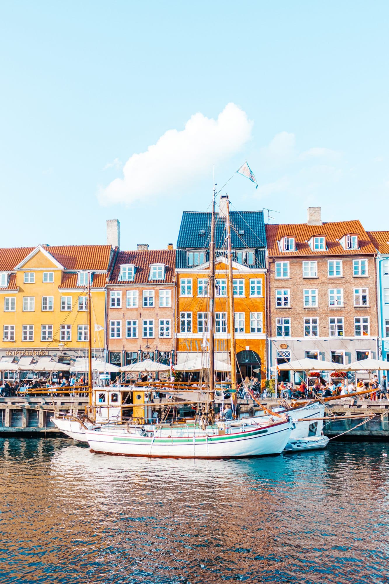 Nyhavn’s coloured houses and boats